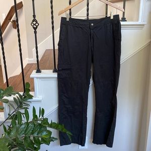 Prana black women long pants size L